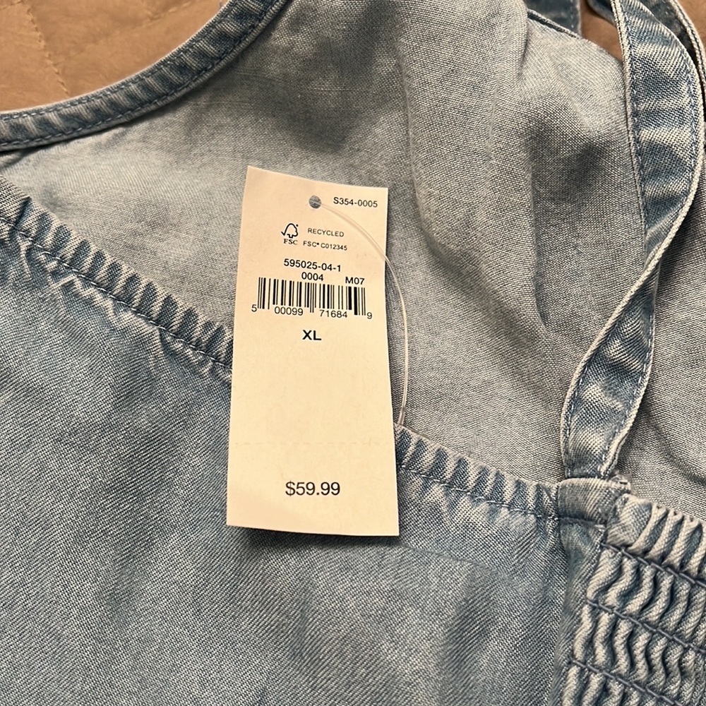 Gap V-Neck Cami Mini Dress / NWT / Size XL - Picture 7 of 10